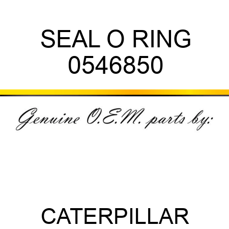 SEAL O RING 0546850