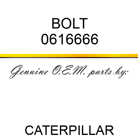 BOLT 0616666