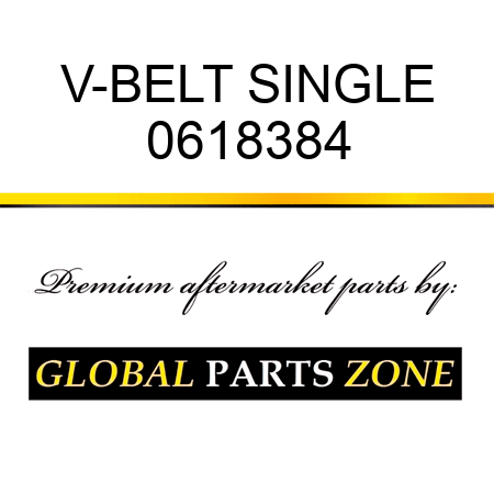 V-BELT SINGLE 0618384