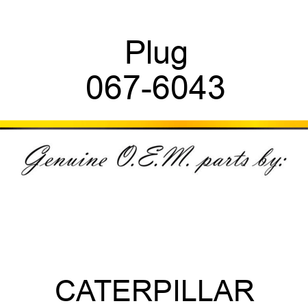 Plug 067-6043