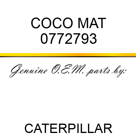 COCO MAT 0772793