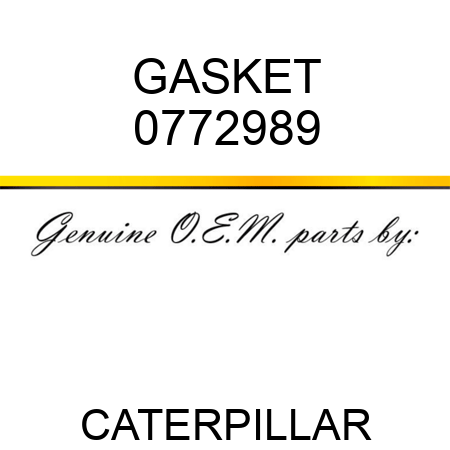 GASKET 0772989