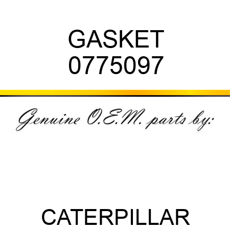 GASKET 0775097