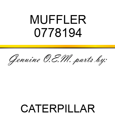 MUFFLER 0778194
