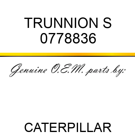 TRUNNION S 0778836