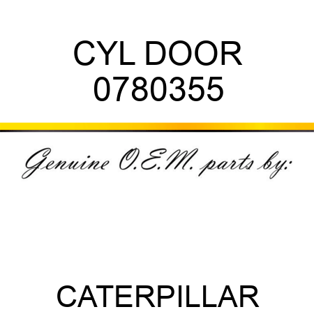 CYL DOOR 0780355