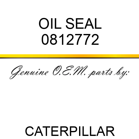 OIL SEAL 0812772
