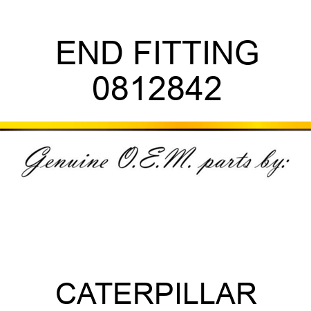 END FITTING 0812842