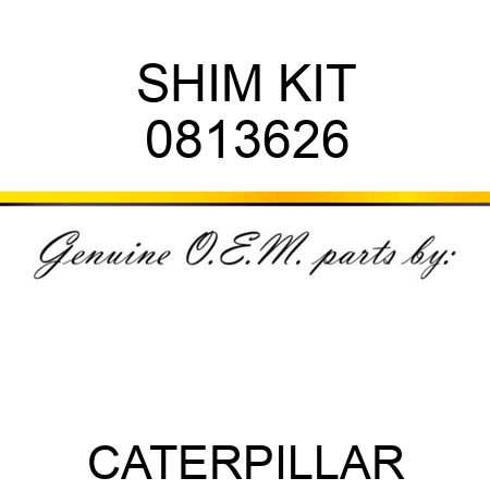 SHIM KIT 0813626