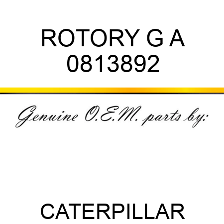 ROTORY G A 0813892