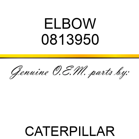 ELBOW 0813950