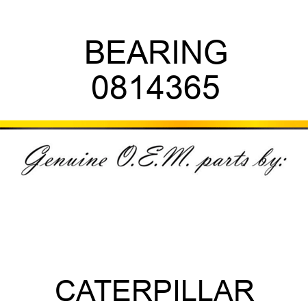 BEARING 0814365