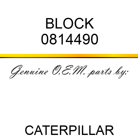 BLOCK 0814490