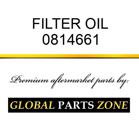 FILTER OIL 0814661