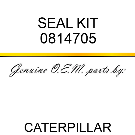 SEAL KIT 0814705