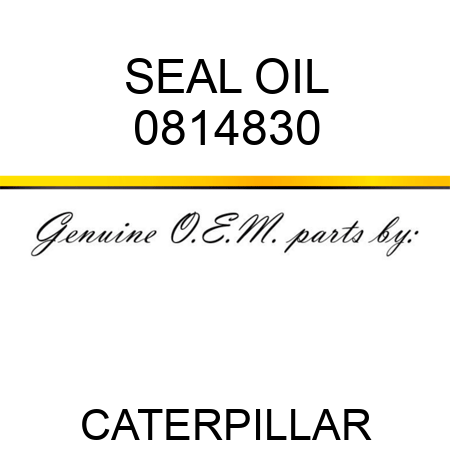 SEAL OIL 0814830