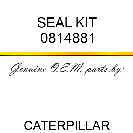 SEAL KIT 0814881