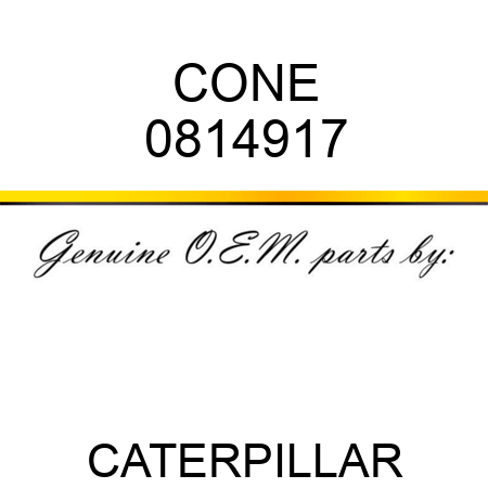 CONE 0814917