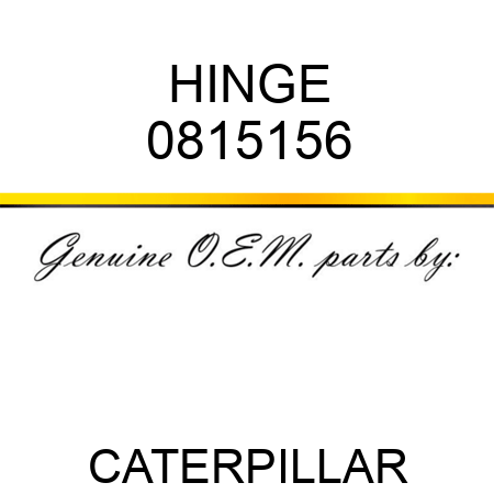 HINGE 0815156