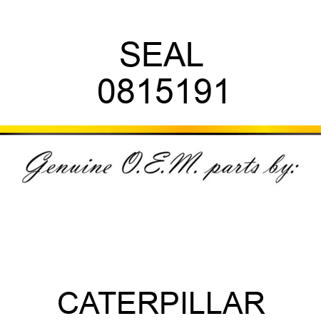 SEAL 0815191
