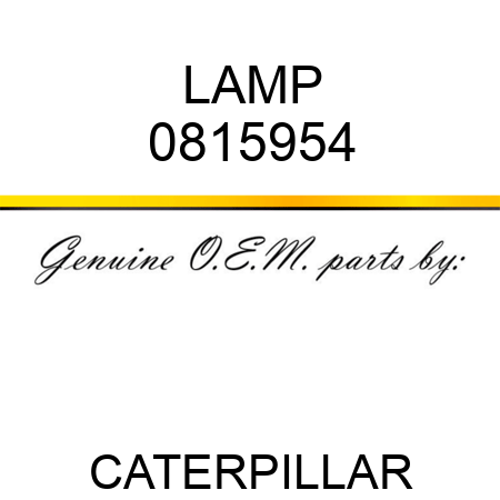 LAMP 0815954
