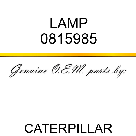 LAMP 0815985