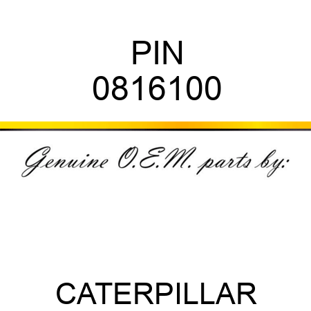 PIN 0816100