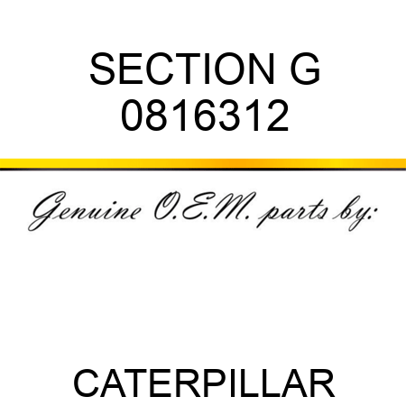 SECTION G 0816312