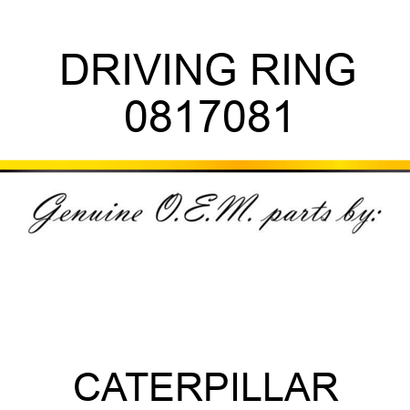 DRIVING RING 0817081