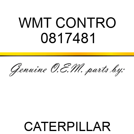 WMT CONTRO 0817481