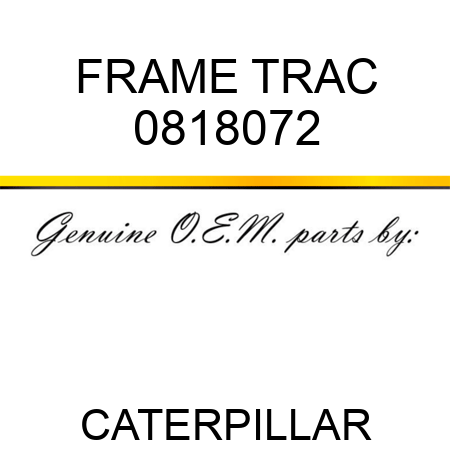 FRAME TRAC 0818072