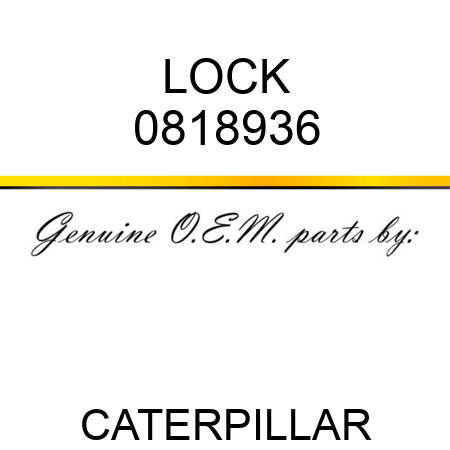 LOCK 0818936