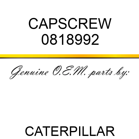 CAPSCREW 0818992