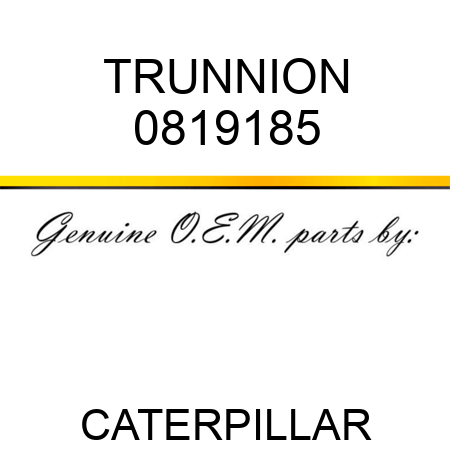 TRUNNION 0819185