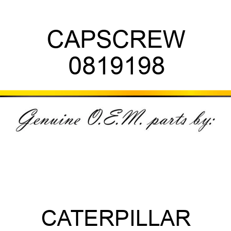 CAPSCREW 0819198