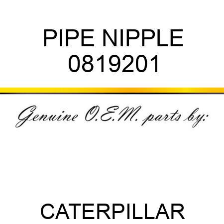 PIPE NIPPLE 0819201