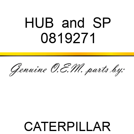 HUB & SP 0819271