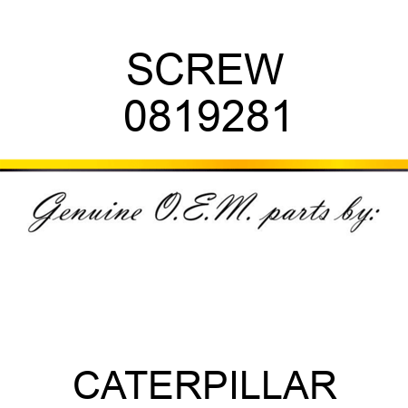 SCREW 0819281