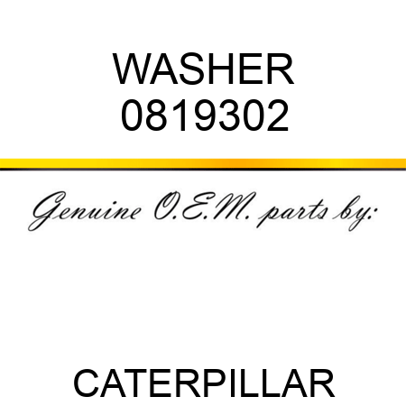 WASHER 0819302