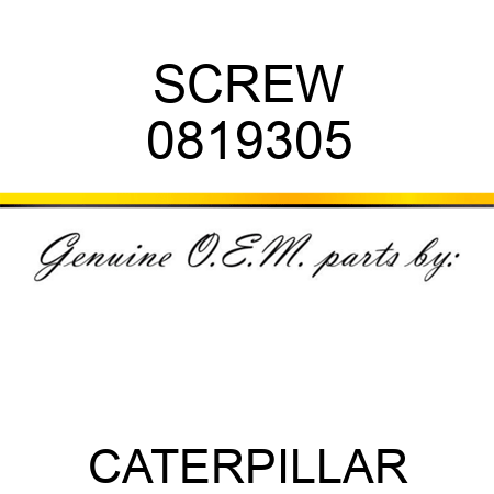 SCREW 0819305