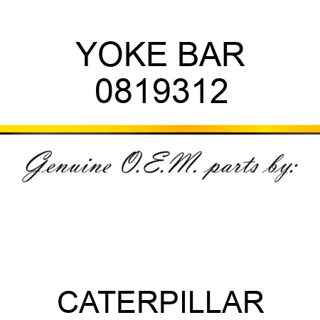 YOKE BAR 0819312