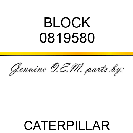 BLOCK 0819580