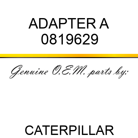 ADAPTER A 0819629