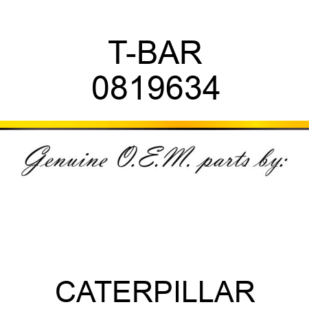 T-BAR 0819634