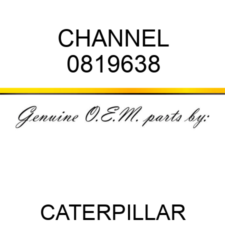 CHANNEL 0819638