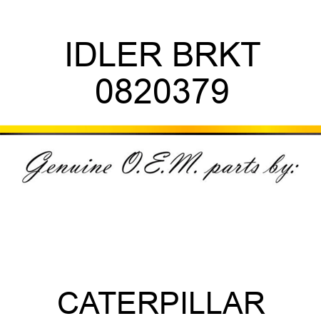 IDLER BRKT 0820379