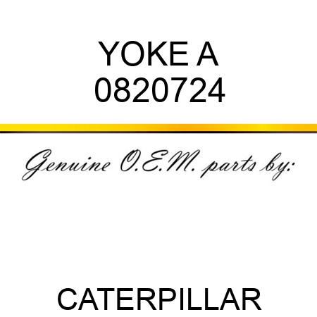 YOKE A 0820724