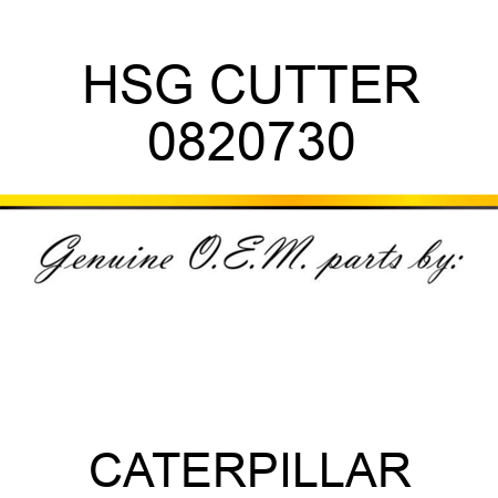 HSG CUTTER 0820730