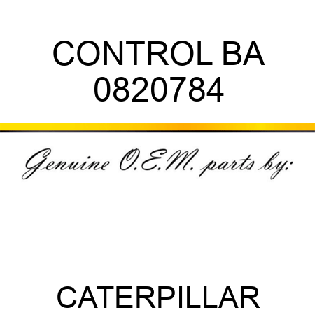 CONTROL BA 0820784