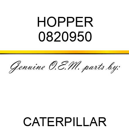 HOPPER 0820950